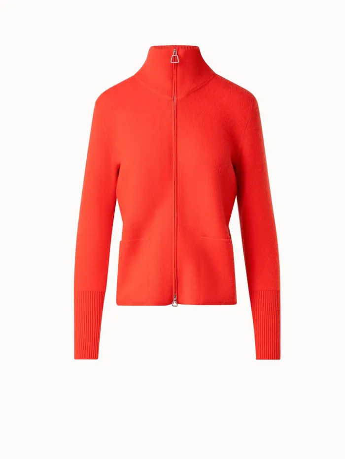100 Cashmere Knit Cardigan Poppy Women Akris Knitwear
