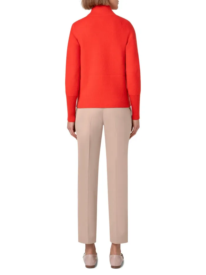 100 Cashmere Knit Cardigan Poppy Women Akris Knitwear