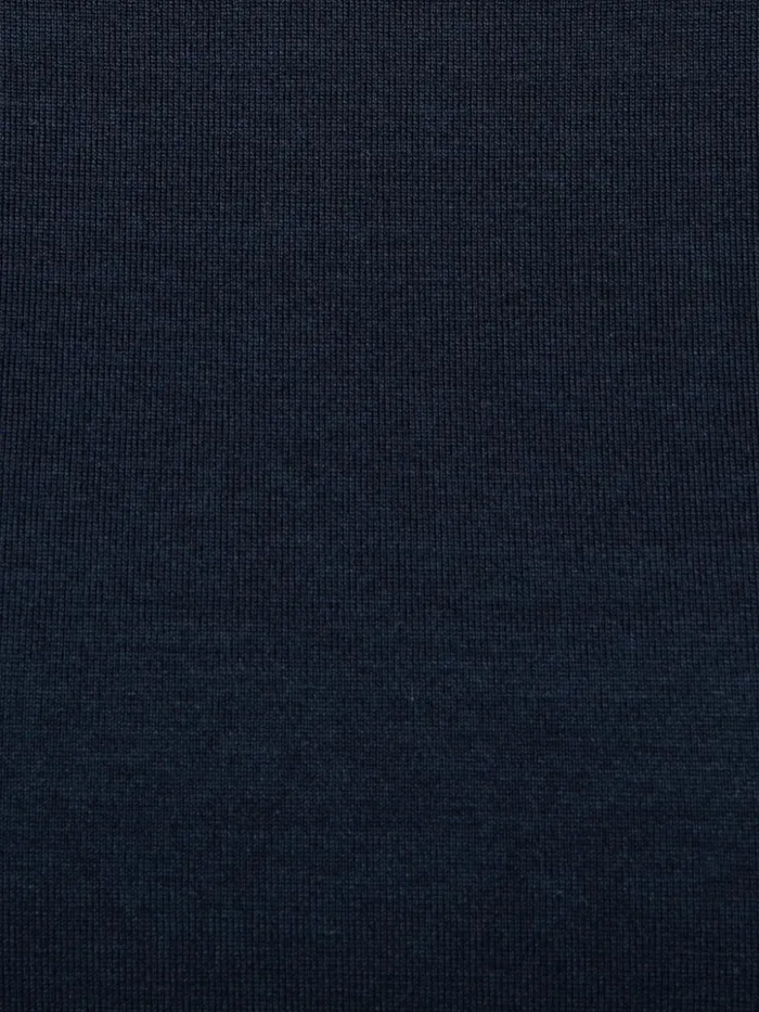 34 Length Sleeve Shirt From Silk Jersey Navy Women Akris Tops