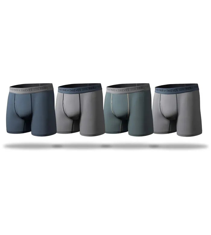 4 Way Stetch Every Day Kit Cotton Stretch Boxer Briefs Dusk Underwear 4 Pack Men Pair Of Thieves Boxer Briefs