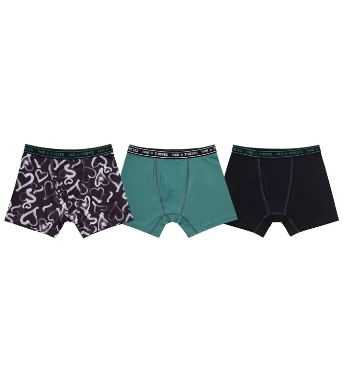 4 Way Stetch Every Day Kit Performance Stretch Boxer Briefs Black Aegean Underwear 3 Pack Men Pair Of Thieves Boxer Briefs