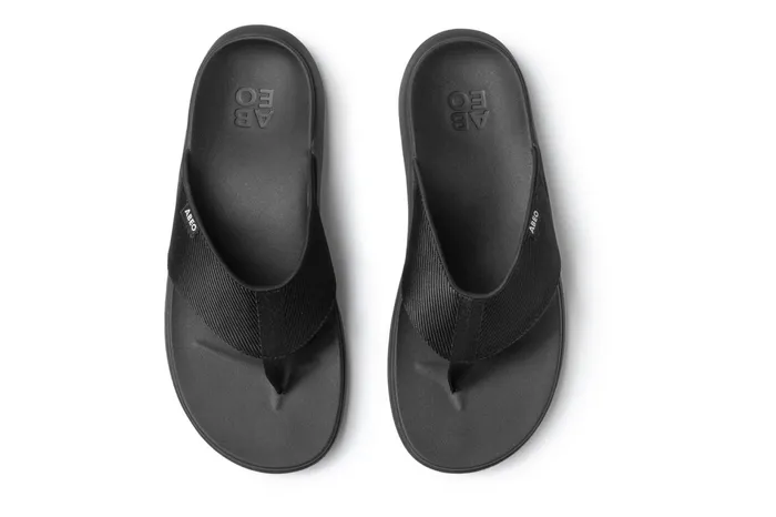 ABEO Footwear Alpha Black Men Sandals