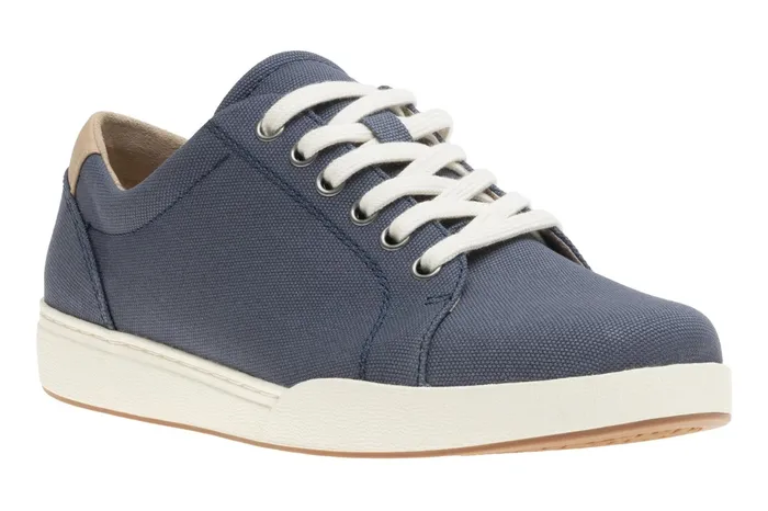 ABEO Footwear Encore Sneaker Navy Canvas Women Sneakers