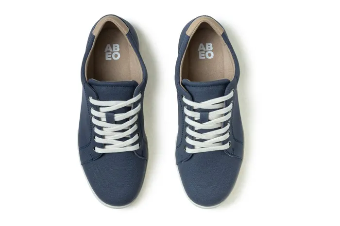 ABEO Footwear Encore Sneaker Navy Canvas Women Sneakers