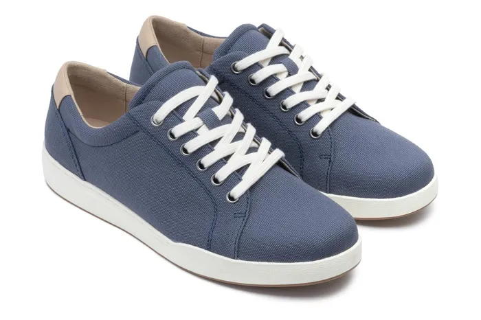 ABEO Footwear Encore Sneaker Navy Canvas Women Sneakers