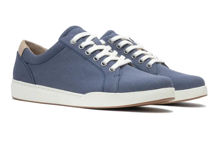 ABEO Footwear Encore Sneaker Navy Canvas Women Sneakers