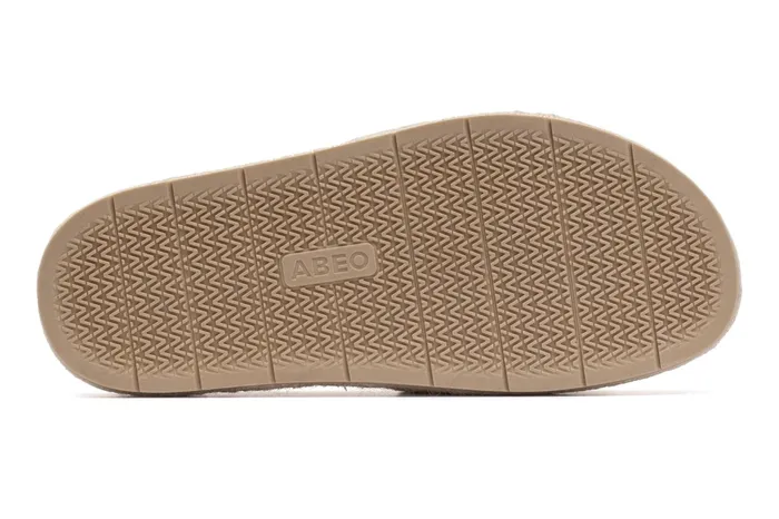 ABEO Footwear Isle Slide Light Gold Leather Women Sandals