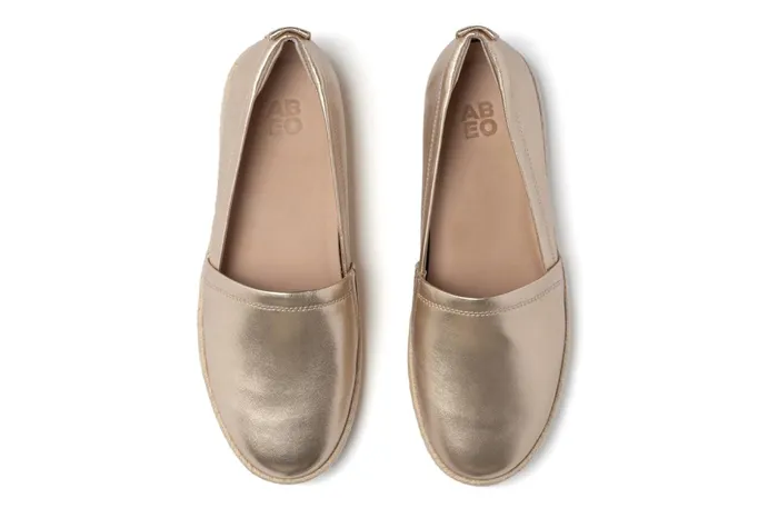 ABEO Footwear Isle Slip On Light Gold Women Casual Shoes