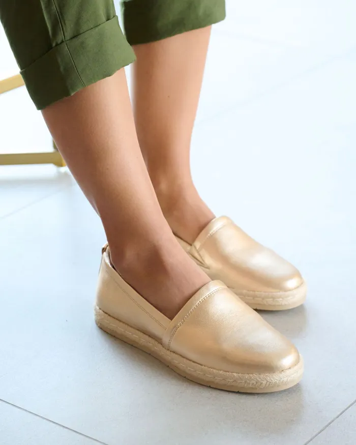 ABEO Footwear Isle Slip On Light Gold Women Casual Shoes