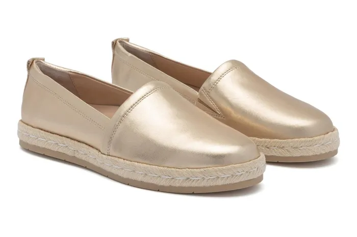 ABEO Footwear Isle Slip On Light Gold Women Casual Shoes