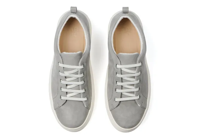 ABEO Footwear Jumpstreet Bungee Stone Leather Women Sneakers ABEO Footwear Jumpstreet Bungee Stone Leather Women Sneakers