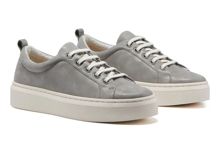ABEO Footwear Jumpstreet Bungee Stone Leather Women Sneakers ABEO Footwear Jumpstreet Bungee Stone Leather Women Sneakers