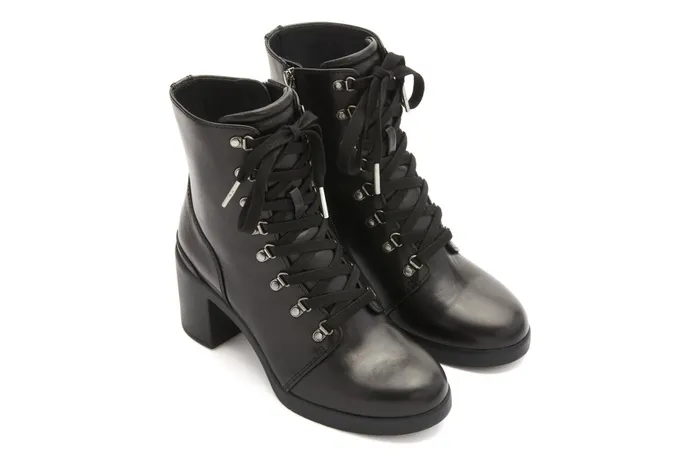 ABEO Footwear Metropolis Lace Black Women Boots ABEO Footwear Metropolis Lace Black Women Boots