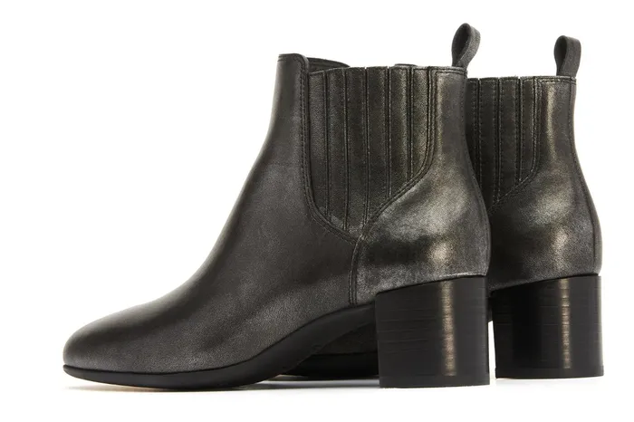 ABEO Footwear Plaza Chelsea Silver Metallic Women Boots ABEO Footwear Plaza Chelsea Silver Metallic Women Boots