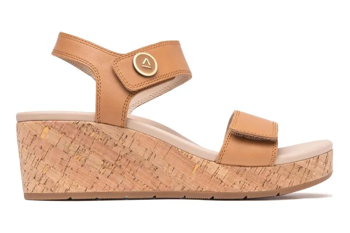 ABEO Footwear Riviera Strap Sandal Almond Women Sandals ABEO Footwear Riviera Strap Sandal Almond Women Sandals