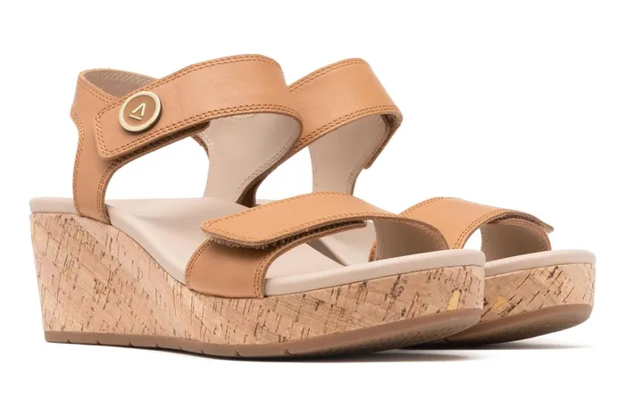 ABEO Footwear Riviera Strap Sandal Almond Women Sandals ABEO Footwear Riviera Strap Sandal Almond Women Sandals