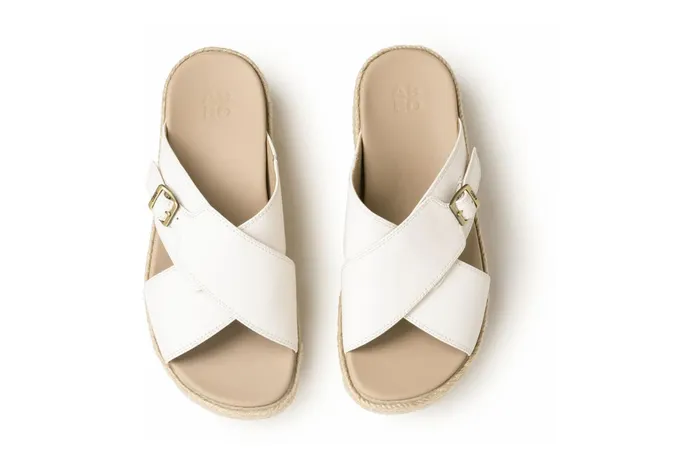 ABEO Footwear Solstice Cross Slide Coconut Milk Women Sandals ABEO Footwear Solstice Cross Slide Coconut Milk Women Sandals
