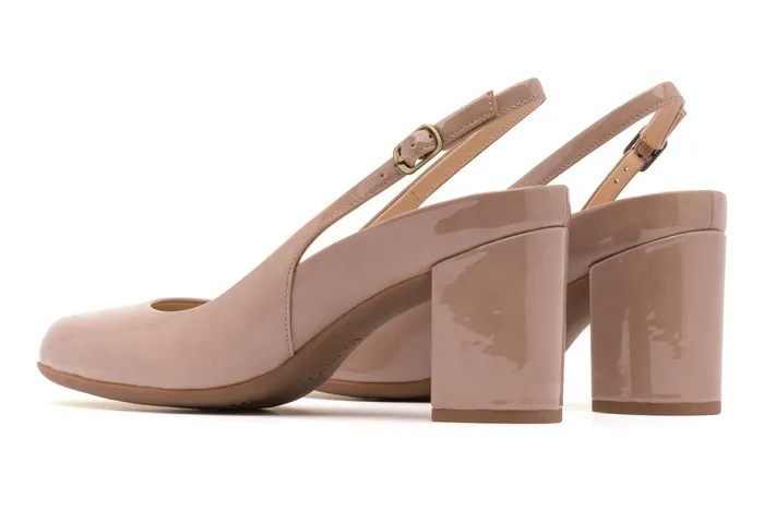 ABEO Footwear Tempo Slingback Tan Pat Women Dress ABEO Footwear Tempo Slingback Tan Pat Women Dress