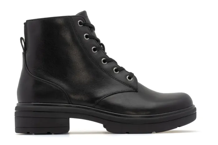 ABEO Footwear Vista Lace Black Women Boots ABEO Footwear Vista Lace Black Women Boots