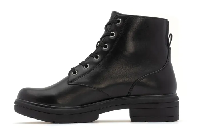 ABEO Footwear Vista Lace Black Women Boots ABEO Footwear Vista Lace Black Women Boots