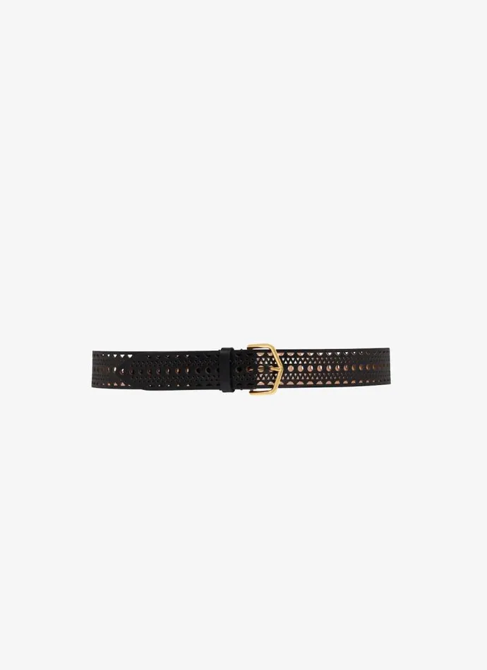 Alaa Belts NEO VIENNE BELT IN CALFSKIN Black 8211 Women