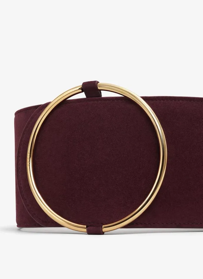 Alaa Belts RING BELT IN SUEDE GOATSKIN Red 8211 Women Alaa Belts RING BELT IN SUEDE GOATSKIN Red 8211 Women