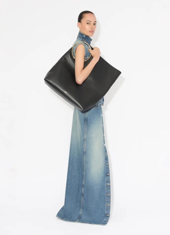 Alaa Coats and Jackets DENIM VEST Bleu Vintage 8211 Women