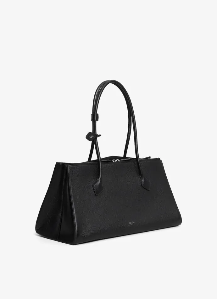 Alaa CrossBody Bags LE TECKEL TOTE BAG IN SHINY GRAINED CALFSKIN Black 8211 Women Alaa CrossBody Bags LE TECKEL TOTE BAG IN SHINY GRAINED CALFSKIN Black 8211 Women