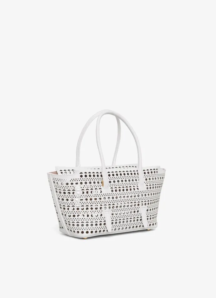 Alaa CrossBody Bags NEO MINA 20 BAG IN VIENNE CALFSKIN White 8211 Women