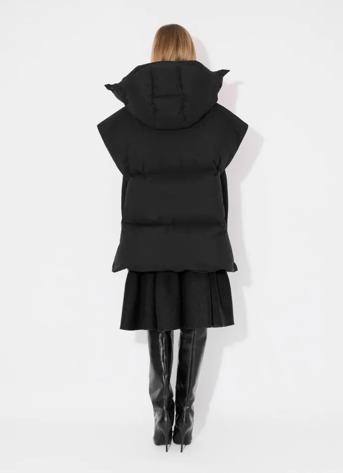 Alaa Knitwear MIDI SKIRT IN SCULPTURAL GODET KNIT Black 8211 Women Alaa Knitwear MIDI SKIRT IN SCULPTURAL GODET KNIT Black 8211 Women