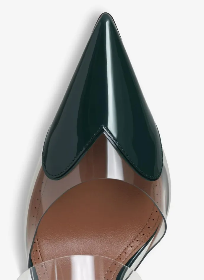 Alaa Le Cur LE CUR MULES IN PATENT CALFSKIN Green 8211 Women