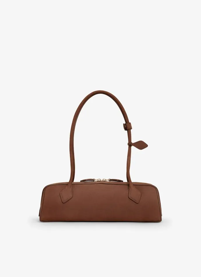 Alaa Le Teckel LE TECKEL MEDIUM BAG IN NUBUK CALFSKIN Brown 8211 Women Alaa Le Teckel LE TECKEL MEDIUM BAG IN NUBUK CALFSKIN Brown 8211 Women