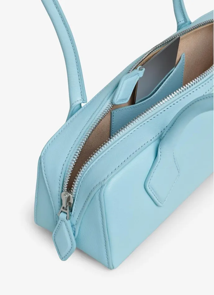 Alaa Le Teckel LE TECKEL SMALL BAG IN GOATSKIN Sky Blue 8211 Women