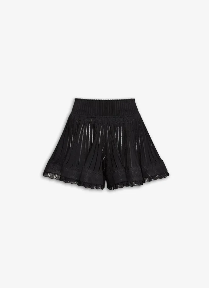 Alaa Pants and Shorts CRINOLINE SHORTS Black 8211 Women