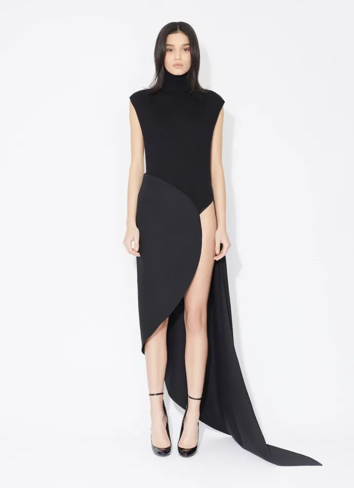 Alaa Skirts FLUID SPIRAL SKIRT Black 8211 Women Alaa Skirts FLUID SPIRAL SKIRT Black 8211 Women