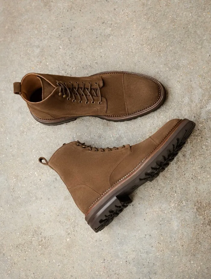 Alan Khaki Brown Men Bobbies Boots Alan Khaki Brown Men Bobbies Boots