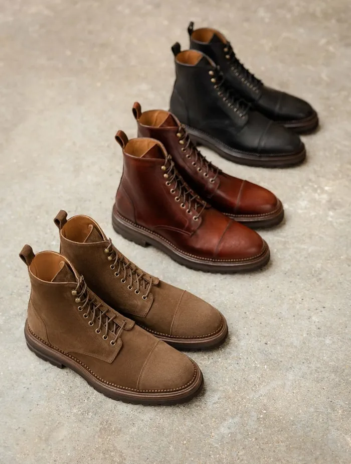 Alan Khaki Brown Men Bobbies Boots Alan Khaki Brown Men Bobbies Boots