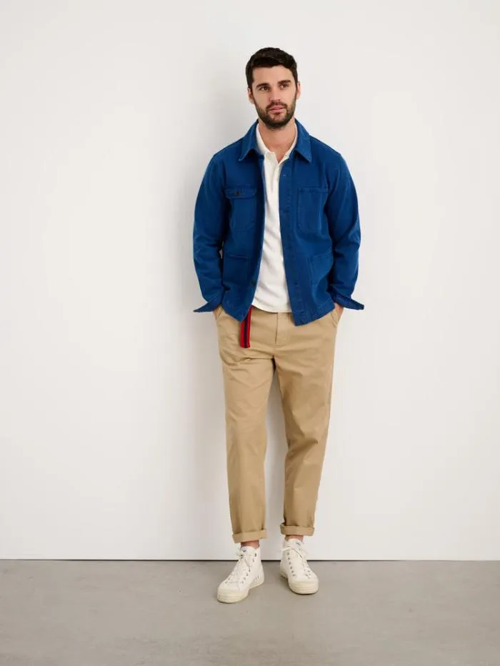 Alex Mill Jackets Coats Garment Dyed Work Jacket In Recycled Denim French Navy 8211 Men