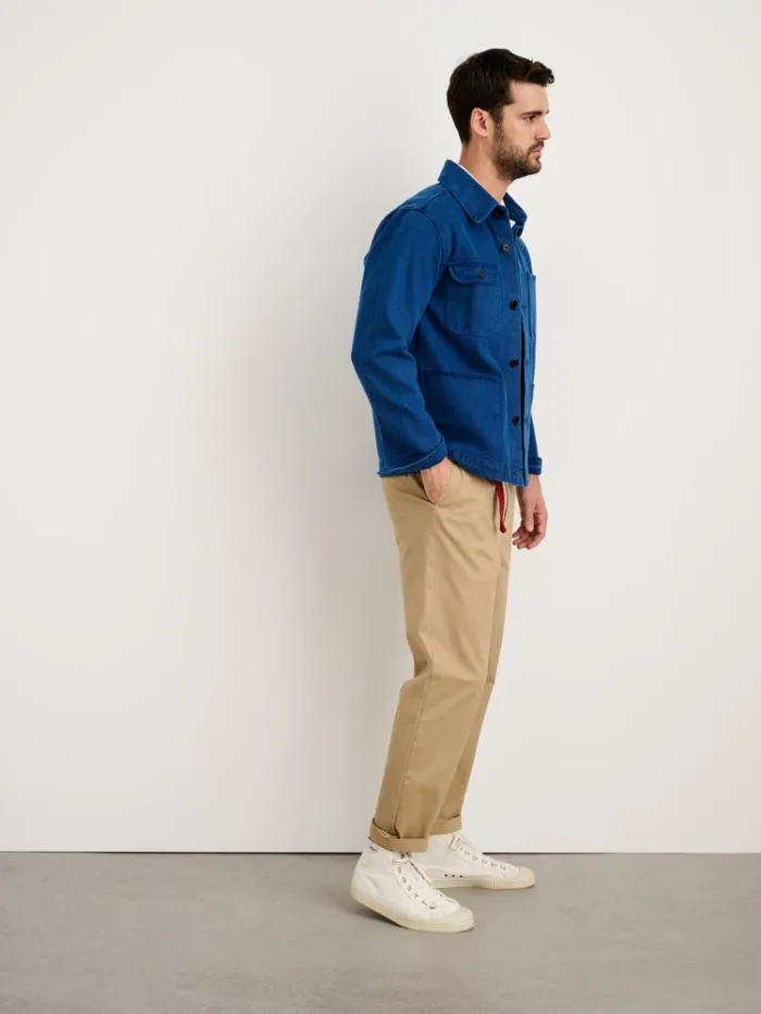 Alex Mill Jackets Coats Garment Dyed Work Jacket In Recycled Denim French Navy 8211 Men