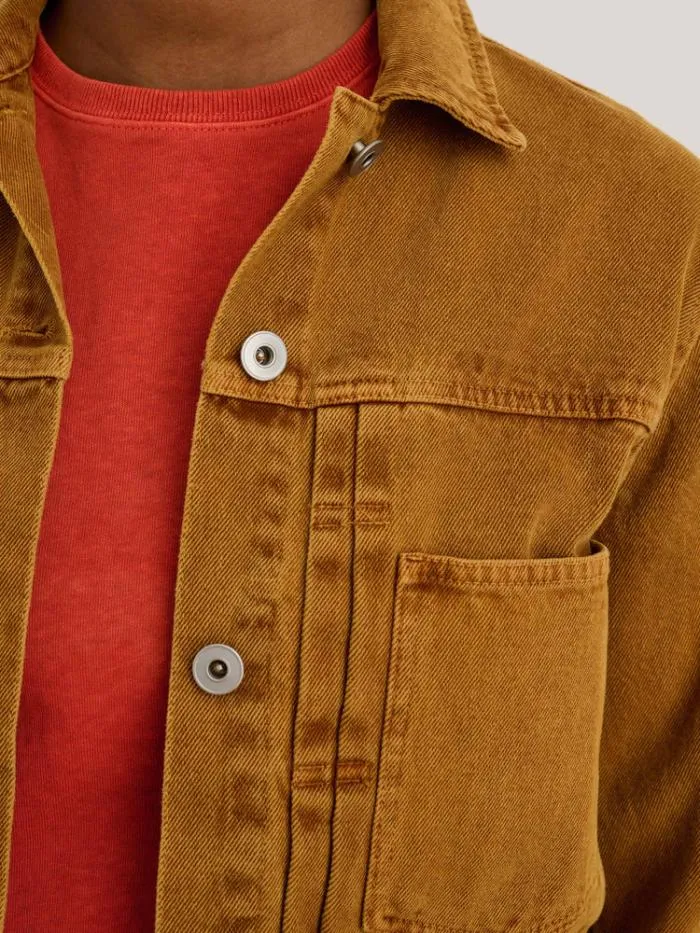 Alex Mill Jackets Outerwear Trucker Jacket In Recycled Denim Copper 8211 Women