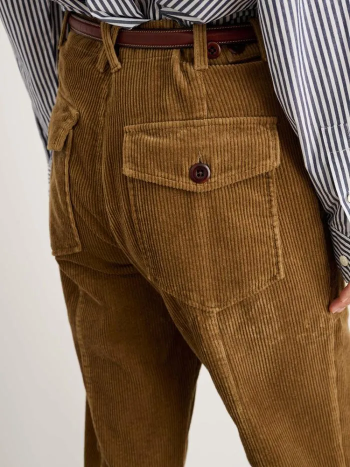 Alex Mill Pants Neil Straight Leg Pant In Corduroy Dark Khaki 8211 Women