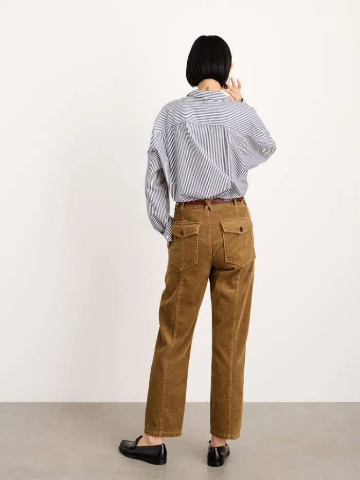 Alex Mill Pants Neil Straight Leg Pant In Corduroy Dark Khaki 8211 Women