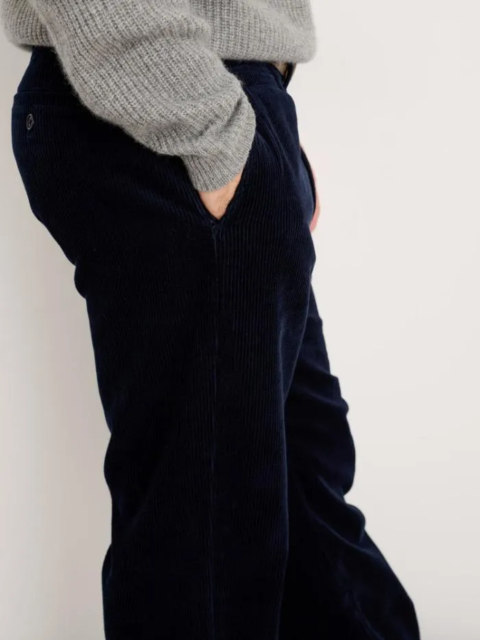 Alex Mill Pants Straight Leg Pant In Corduroy Long Inseam Dark Navy 8211 Men