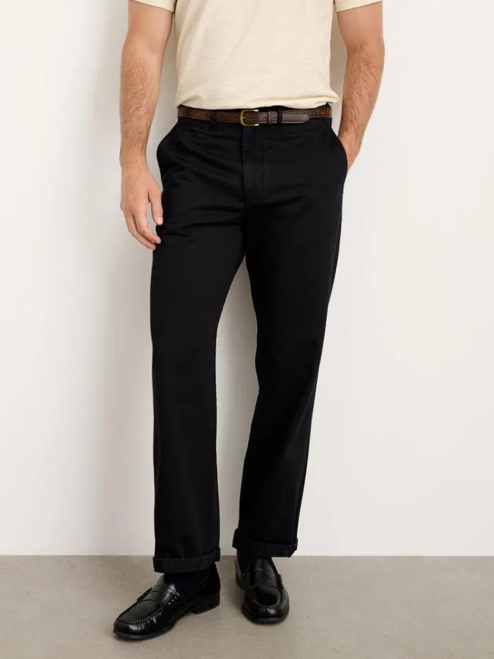 Alex Mill Pants Straight Leg Pant In Vintage Washed Chino Long Inseam Washed Black 8211 Men