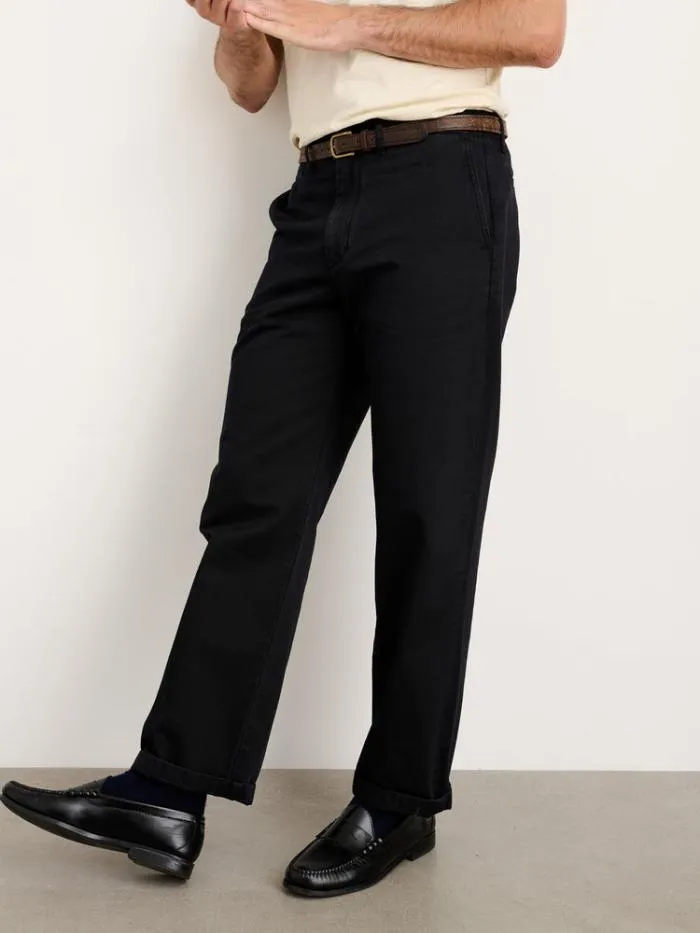 Alex Mill Pants Straight Leg Pant In Vintage Washed Chino Long Inseam Washed Black 8211 Men