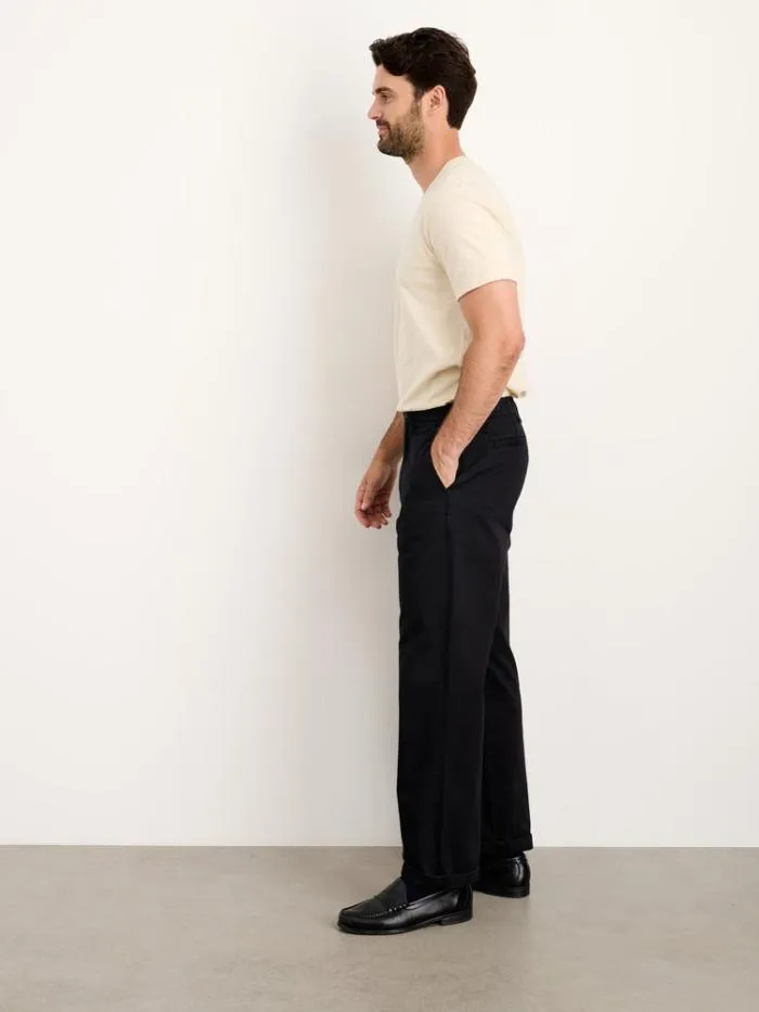 Alex Mill Pants Straight Leg Pant In Vintage Washed Chino Long Inseam Washed Black 8211 Men