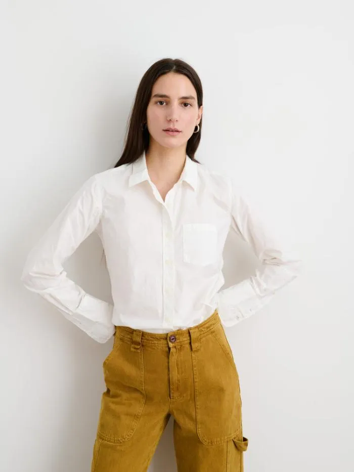 Alex Mill Shirts Tops Wyatt Shirt In Solid White 8211 Women