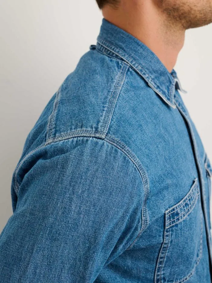 Alex Mill Shirts Work Shirt In Washed Denim 8211 Men