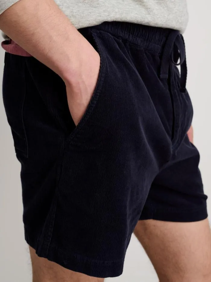 Alex Mill Shorts Pull On Short In Fine Wale Corduroy Dark Navy 8211 Men