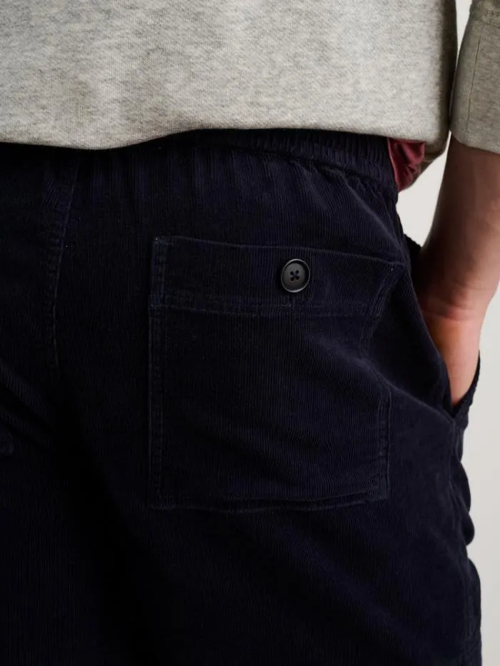 Alex Mill Shorts Pull On Short In Fine Wale Corduroy Dark Navy 8211 Men